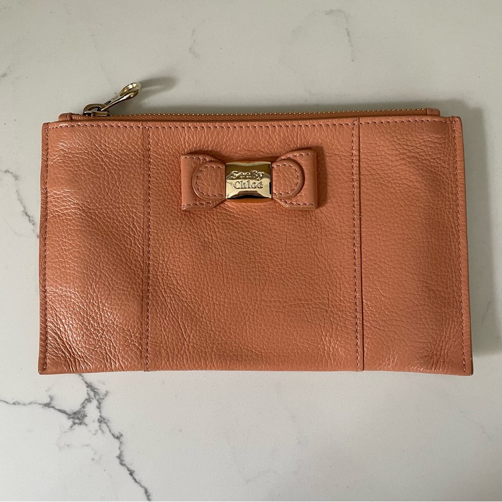 HOST PICK Boho Party 💗 See by Chloe Flat Zip Bow Pouch